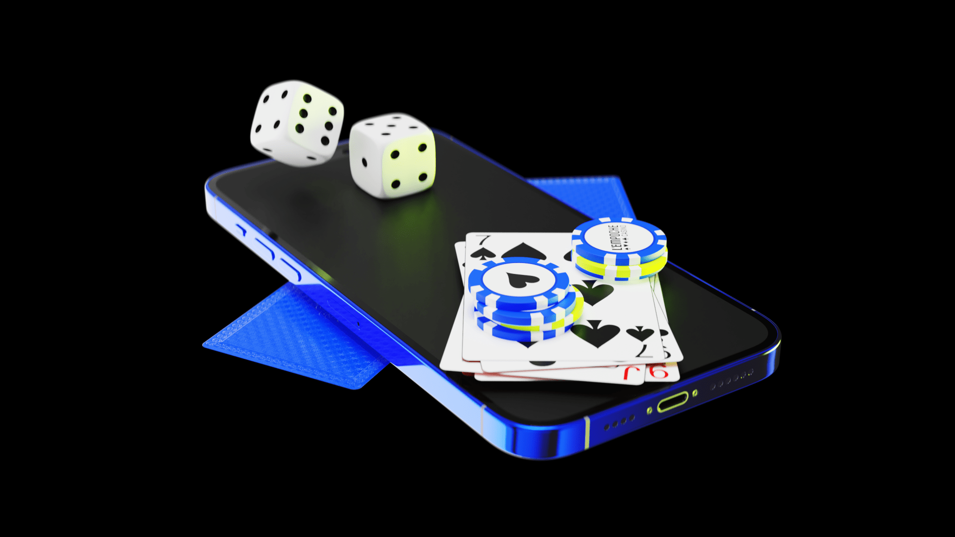 Chart highlighting the growth rate of mobile gambling in Europe and Asia.