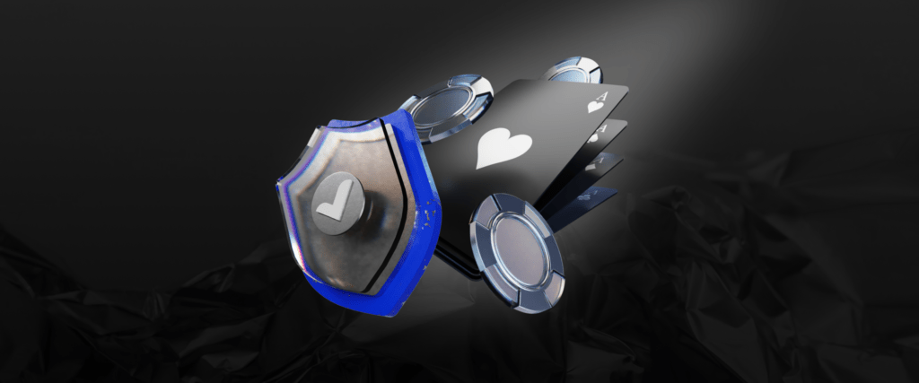 A shield representing security and three stacked playing cards, symbolizing PayDo's focus on secure payment solutions.