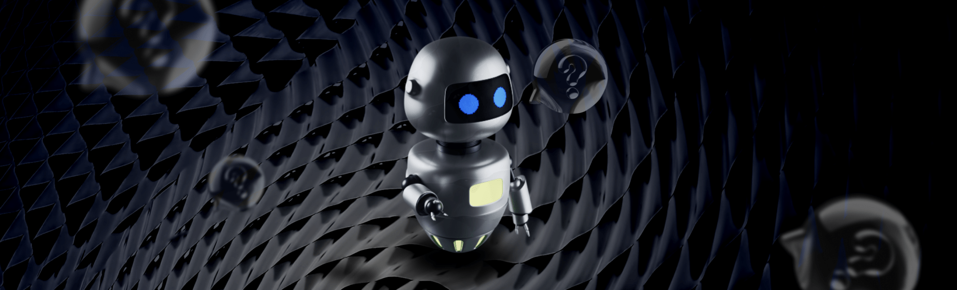 A robot representing AI chatbots.